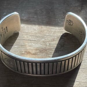 Navajo Sterling Silver Cuff Bracelet
